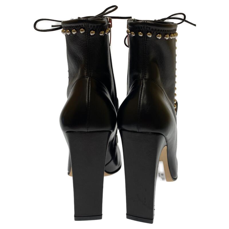 Sergio Rossi セルジオロッシ ショートブーツ レースアップ スタッズ