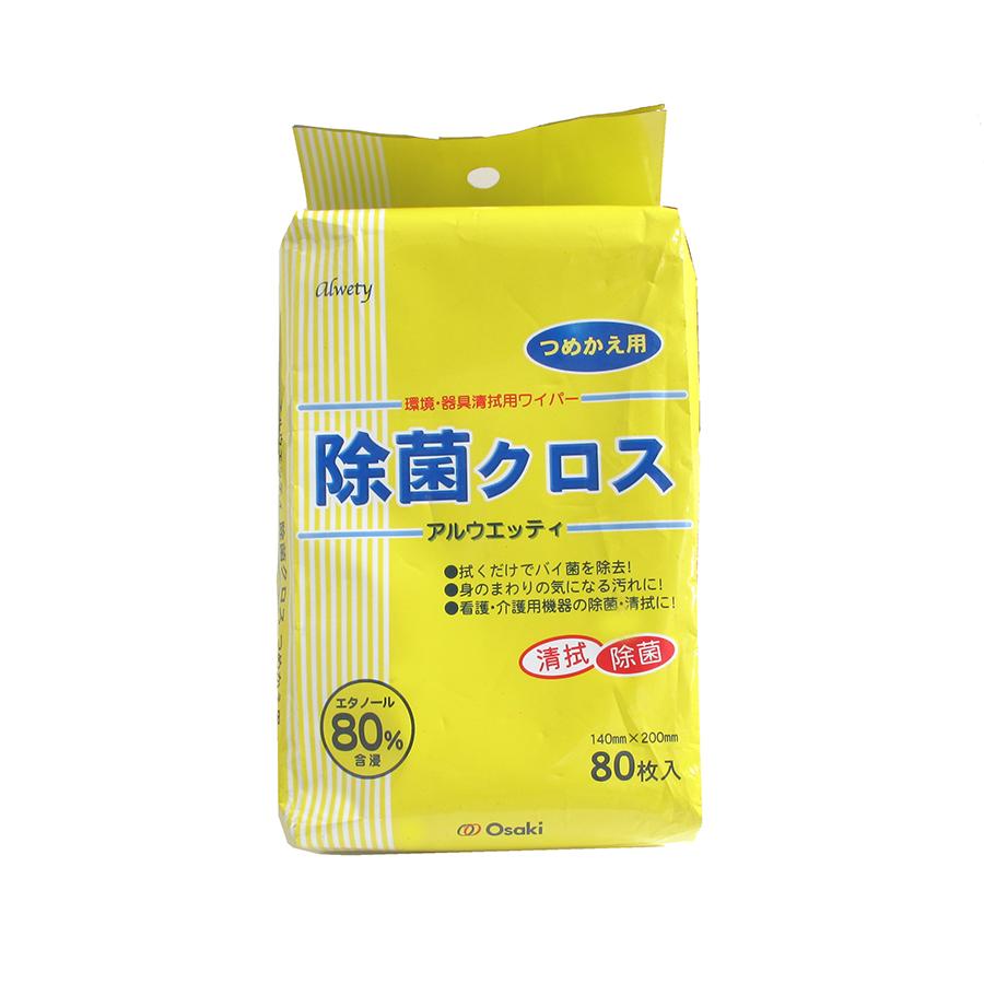 オオサキメディカル アルウエッティ除菌クロス【詰め替え用】 : パル