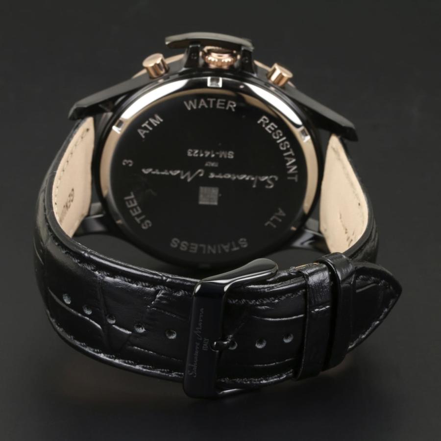 サルバトーレマーラ 腕時計 メンズ SM14123 PGBK クオーツ カレンダー 防水 ブランド｜panacea-supply｜07