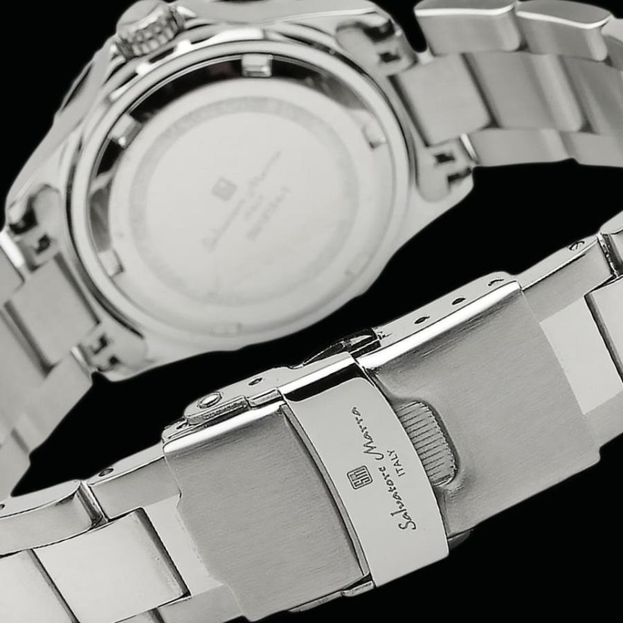 サルバトーレマーラ 腕時計 レディース SM19154 SSGR クオーツ ダイバー風 防水 ブランド｜panacea-supply｜04