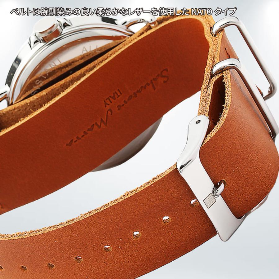 サルバトーレマーラ 腕時計 メンズ SM22104 SSWH クオーツ シンプル 防水 ブランド｜panacea-supply｜04