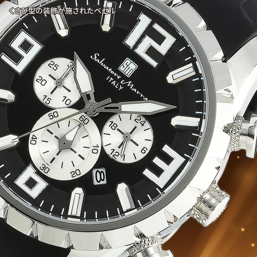 サルバトーレマーラ 腕時計 メンズ SM22111 SSBKBK クオーツ クロノグラフ 防水 ブランド｜panacea-supply｜03