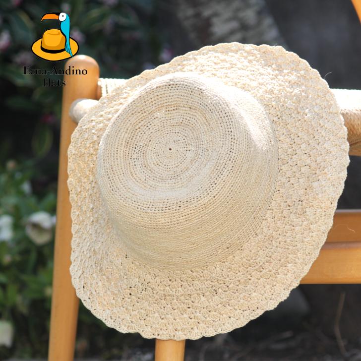 Ecua-Andino（エクア・アンディーノ） 麦わら帽子 パナマハット