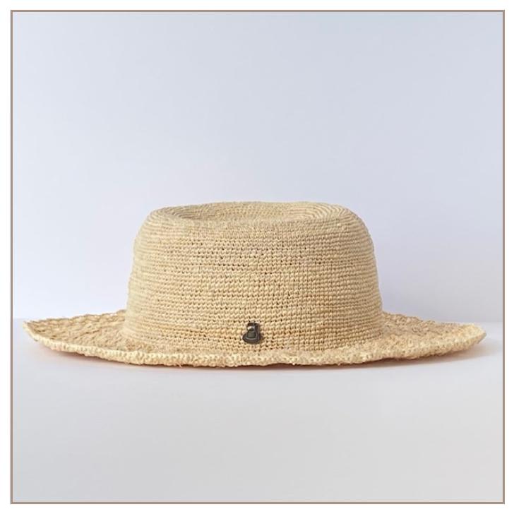 美品✨Ecua Andino / パナマ・デュモント　パナマハット麦わらストロー Ecua-Andino（エクア・アンディーノ） 麦わら帽子 パナマハット