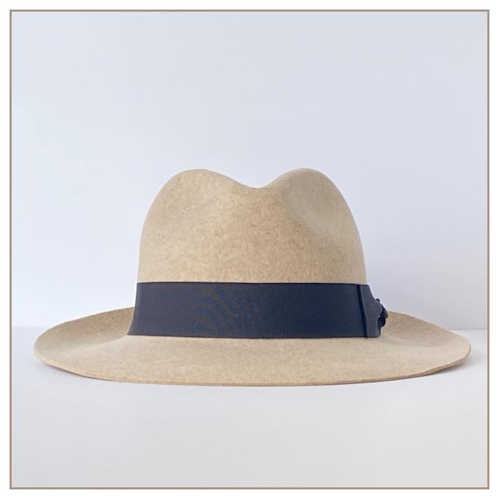 美品　Andean Comfort／エクアアンディーノ★　ウールフェルトハット Ecua-Andino（エクア・アンディーノ） 中折れハット メンズ パナマ帽