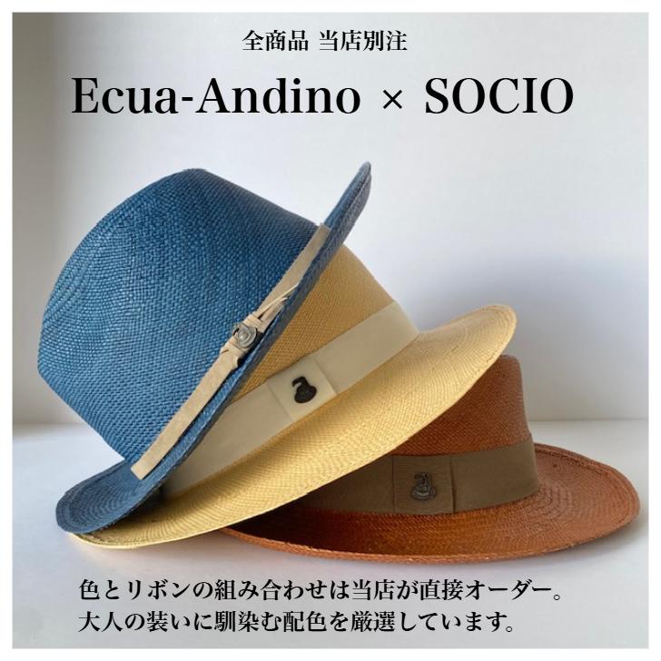 Ecua-Andino（エクア・アンディーノ） 中折れハット メンズ パナマ帽