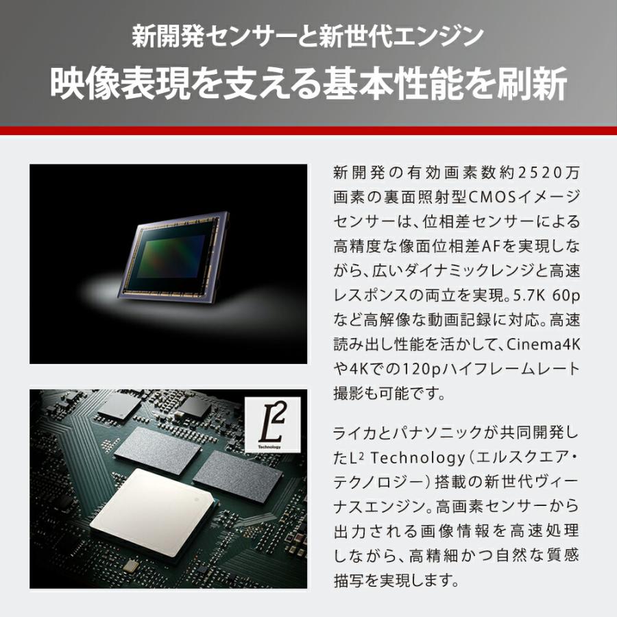 LUMIX 公式店 パナソニック デジタル一眼カメラ DC-GH7L 標準ズーム