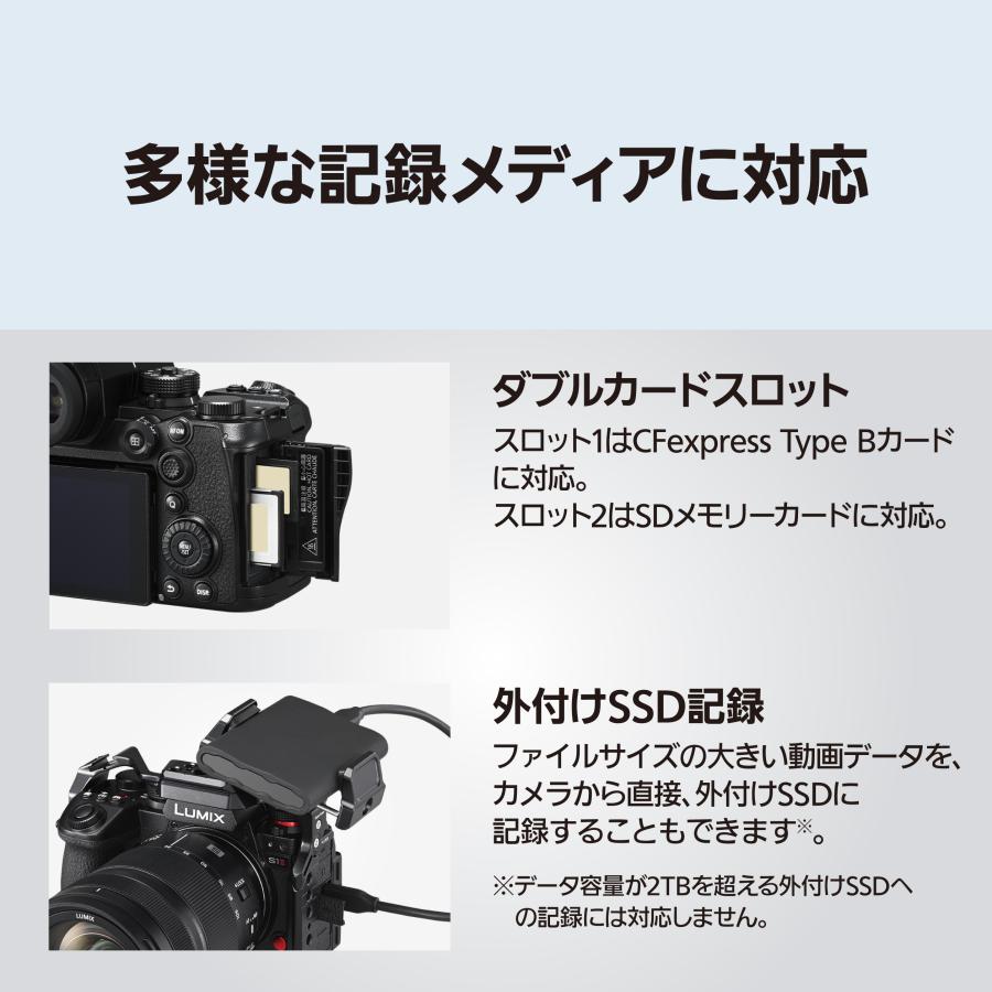 LUMIX 公式店 パナソニック デジタル一眼カメラ DC-S1M2ESM 標準