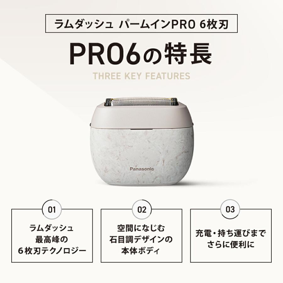 ラムダッシュ 公式店 パナソニック パームインPRO 6枚刃 ES-P650U