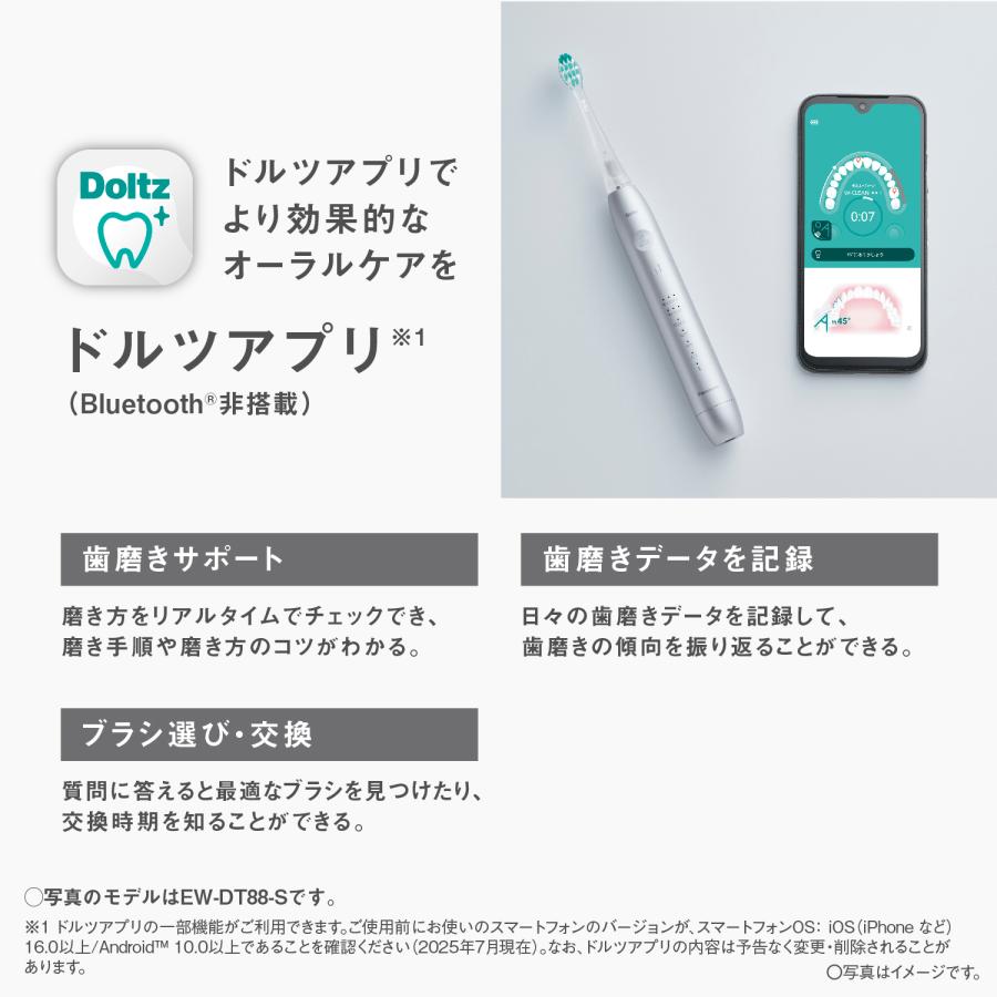 新品未使用　パナソニック 音波振動ハブラシ ドルツ　EW-DL39-W Amazon.co.jp: パナソニック(Panasonic) 【2023年発売