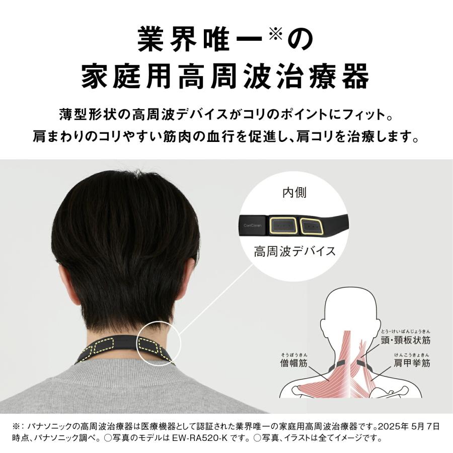 コリコラン 公式店 パナソニック 治療器 コリコランループ EW-RA520