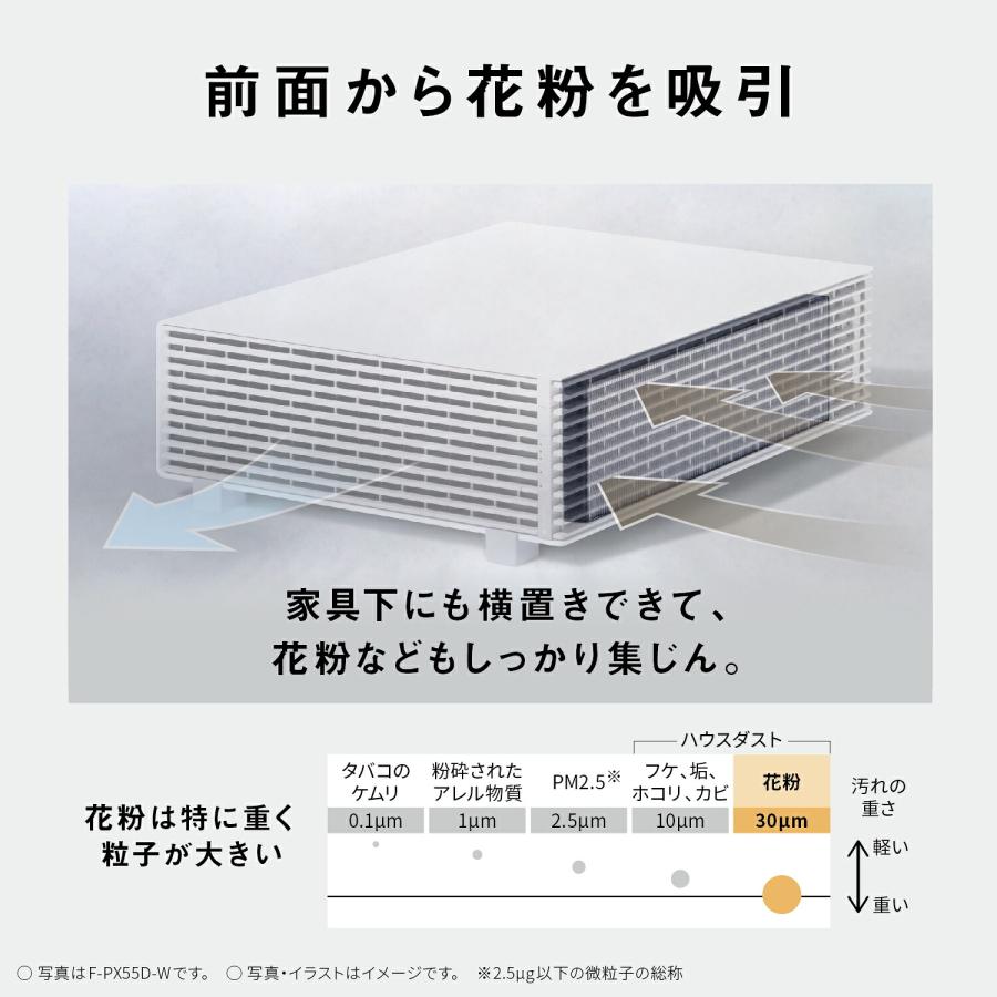 Panasonic（パナソニック） 公式店 空気清浄機 F-PX55D 〜15畳