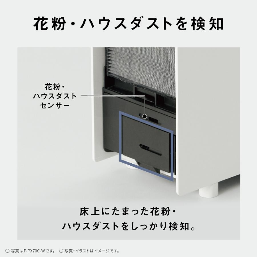 Panasonic（パナソニック） 公式店 空気清浄機 F-PX55D 〜15畳