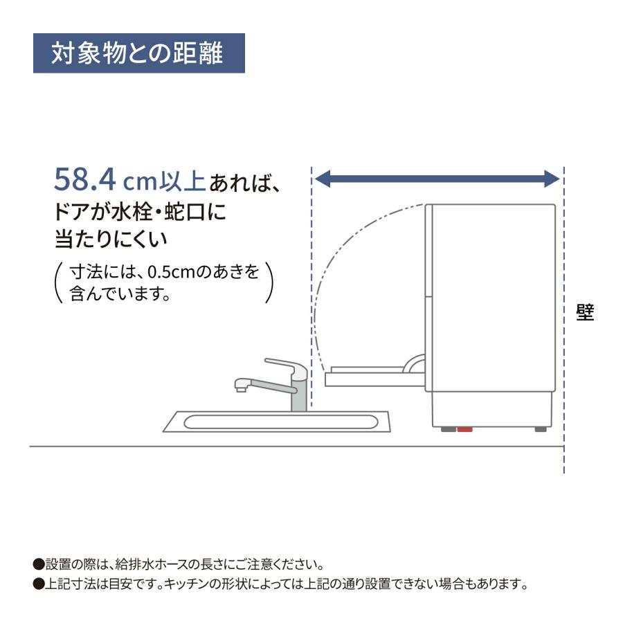 Panasonic（パナソニック） 公式店 食洗機 NP-TA5 50L ホワイト 卓上型