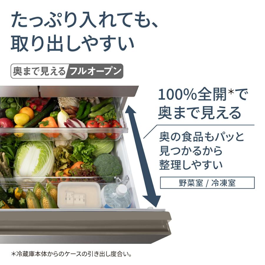 Panasonic 公式店 パナソニック 冷蔵庫 NR-E46HV2 457L 幅60cm