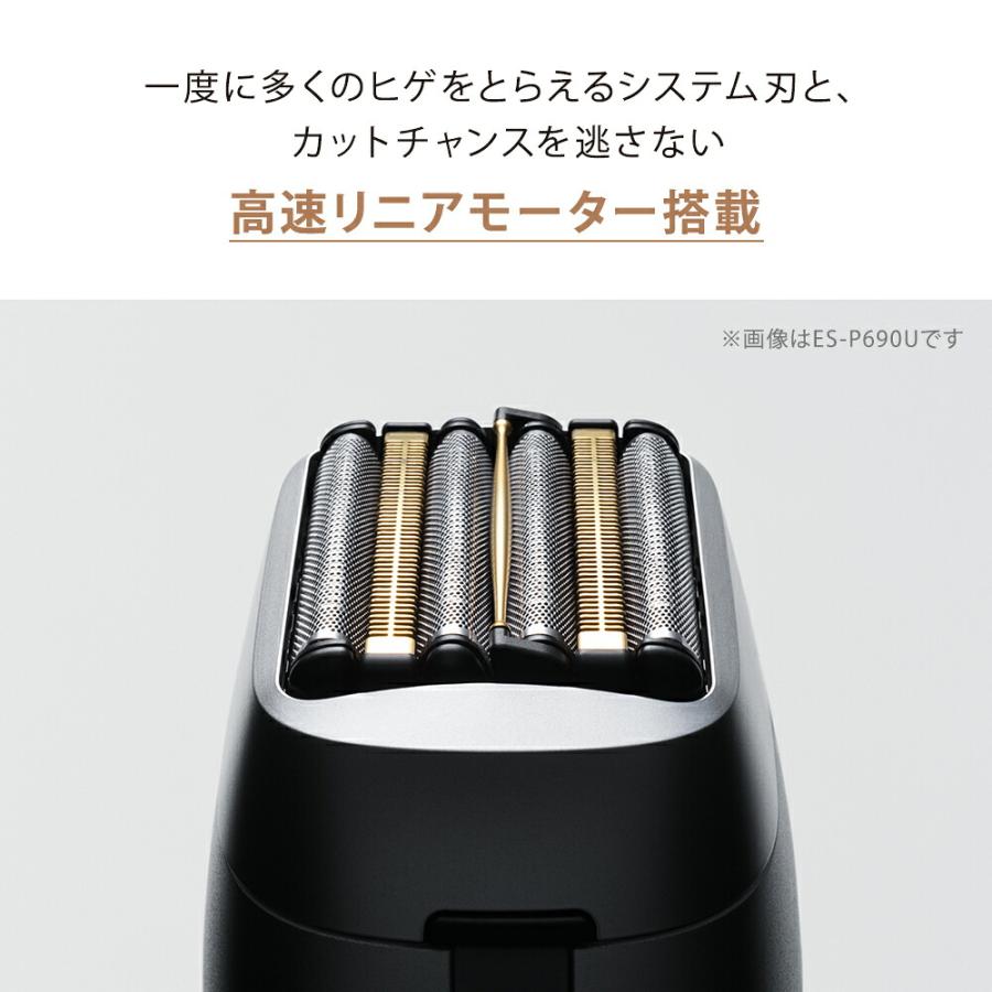 ラムダッシュ 公式店 パナソニック パームインPRO 6枚刃 ES-P650U 洗浄