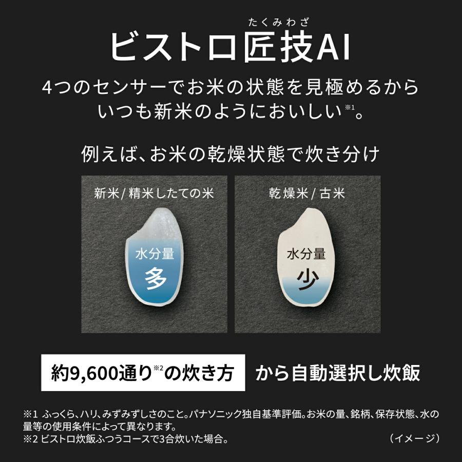 ビストロ 公式店 パナソニック 炊飯器 可変圧力IHジャー炊飯器 （5.5