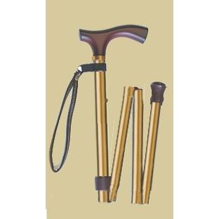 折りたたみ伸縮杖/メタリックゴールド | 