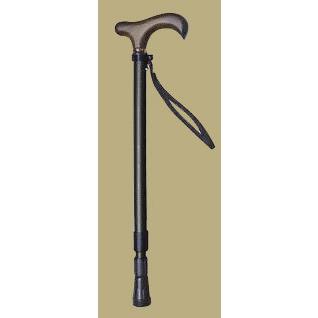 コンパクト伸縮杖ブラック | 