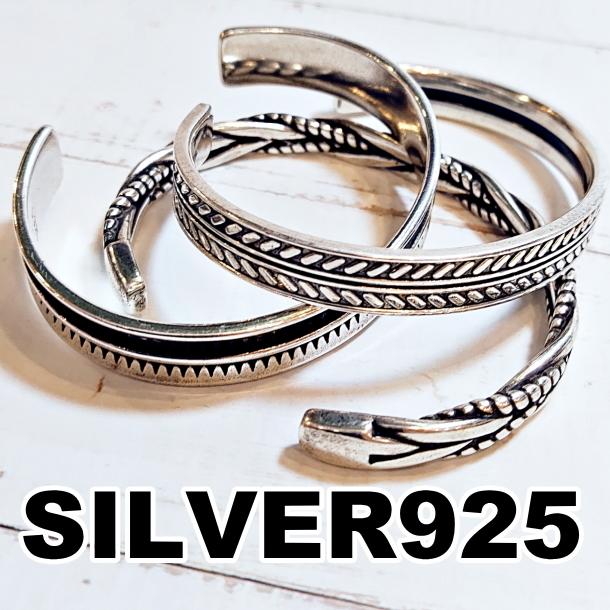 バングル ブレスレット シルバー925 シルバー SILVER SILVER925 