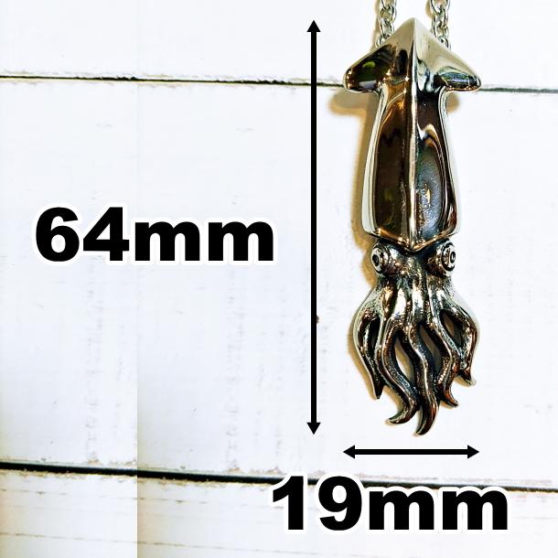 イカ クラーケン テンタクルス 大王イカ ネックレス ペンダント ステンレス 40cm 45cm 50cm 55cm 60cm Panchan Yahoo 店 通販 Yahoo ショッピング