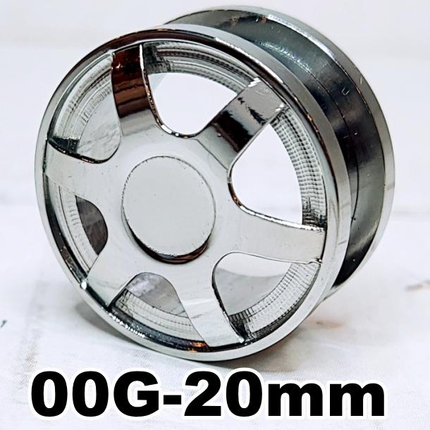 トンネル 00G 12mm 14mm 16mm 18mm 20mm ステンレス シルバー ボディ