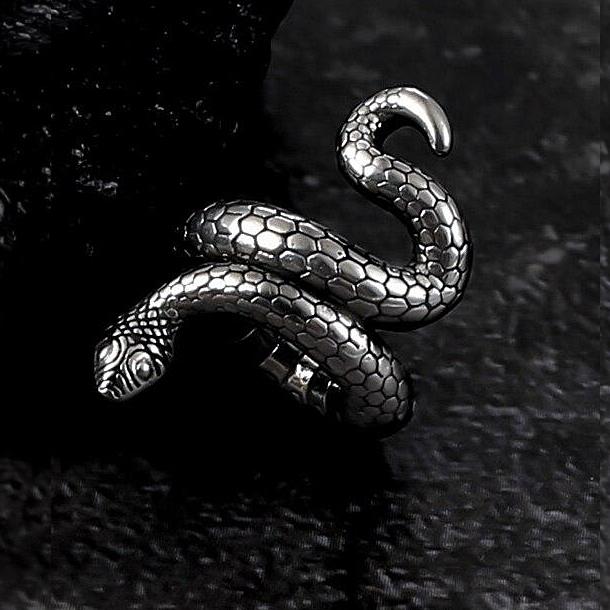 8G スネーク 蛇 ヘビ セグメント 軟骨 マグネット ステンレス