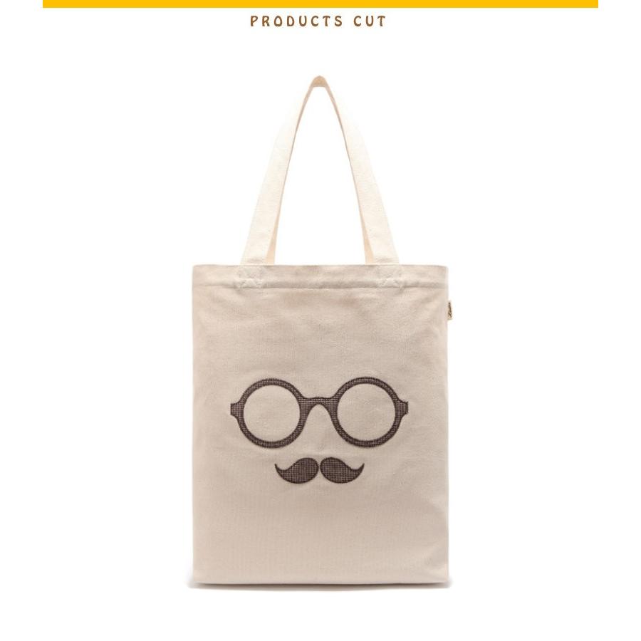 LODIS Moustache Eco Bag エコバック かわいい ECO BAG ローディス バッグ 大人 トートバック マザーズバッグ 通学 通勤 |  | 02
