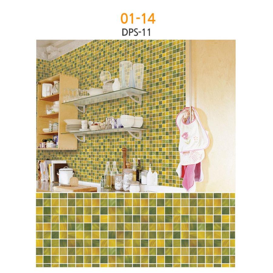 モザイクタイル シート キッチンシート シール ウォールステッカー モザイク タイル 浴室 リフォーム DIY 壁紙　サイズ：50cm X 50cm |  | 15