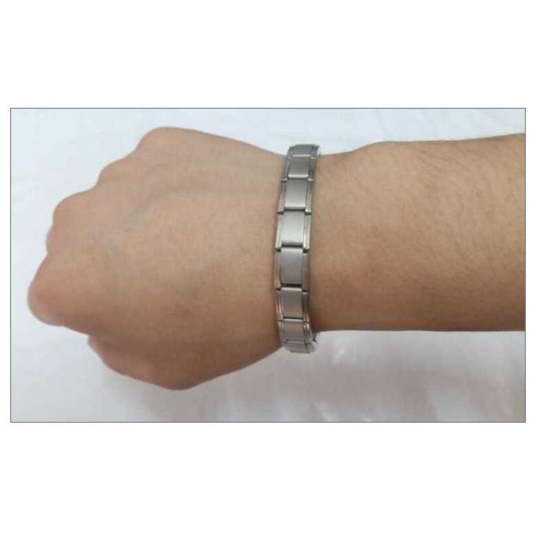 80石 ゲルマニウム ブレスレット シルバー アクセサリー 健康