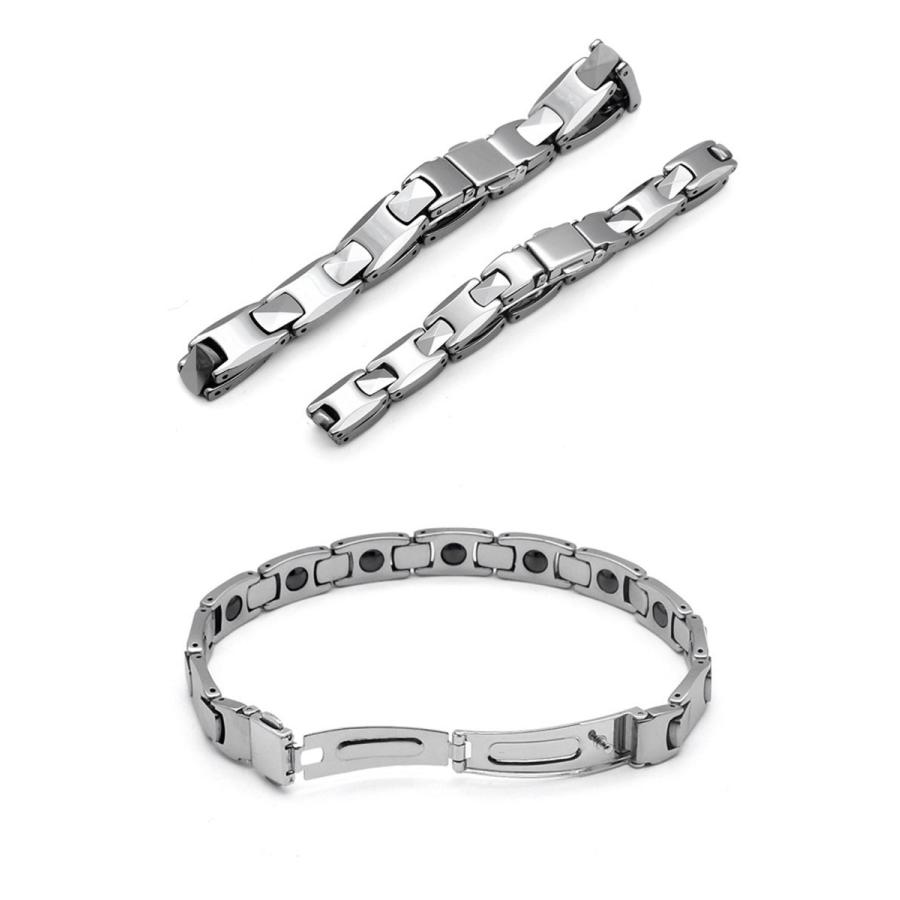 ゲルマニウム 5 大好評 ブレスレット メンズ レディース ジュエリー 健康 プレゼント ケース付き 誕生日 シルバーカラー