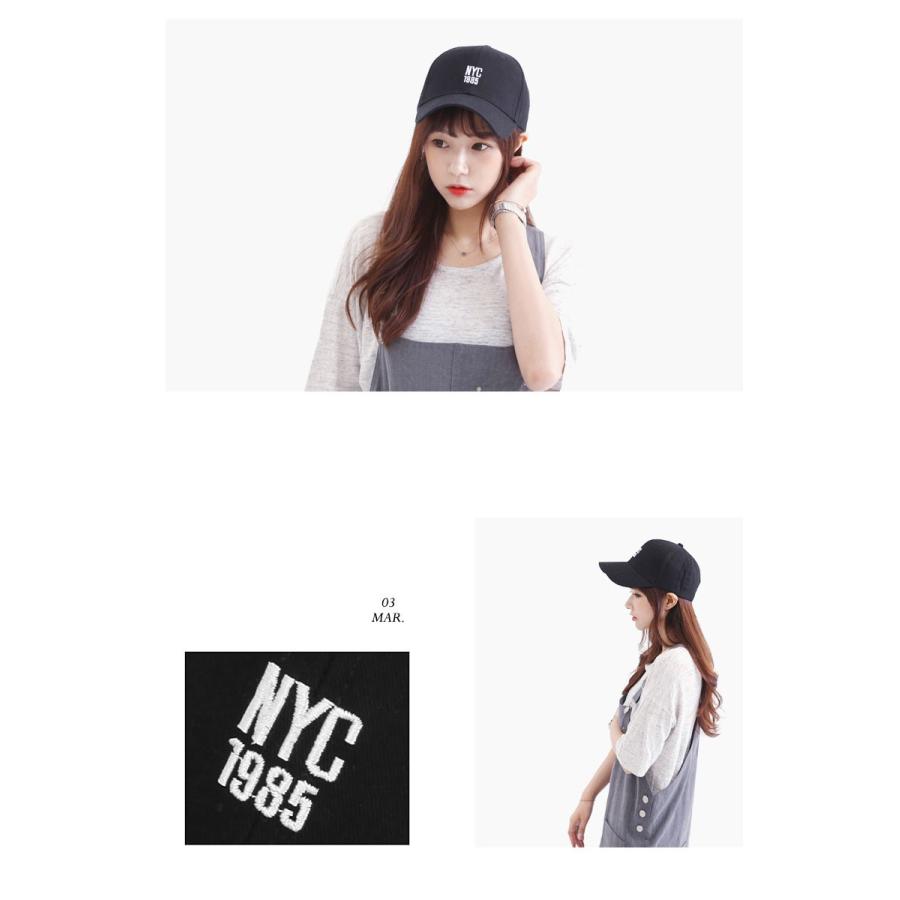 NYCロゴ ベースボールキャップ レディース 帽子 メンズ ボールキャップ スナップバックキャップ ローキャップ |  | 02