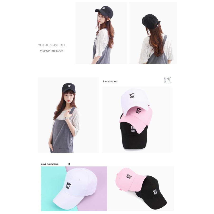 NYCロゴ ベースボールキャップ レディース 帽子 メンズ ボールキャップ スナップバックキャップ ローキャップ |  | 04