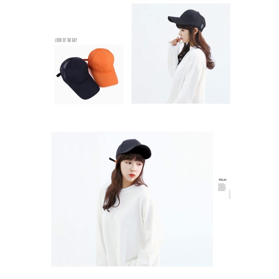 無地 メッシュ ベースボールキャップ 帽子  b系 ヒップホップ ストリート系 ファッション メンズ レディース ローキャップ シンプル アメカジ 男女兼用 ブラック |  | 03