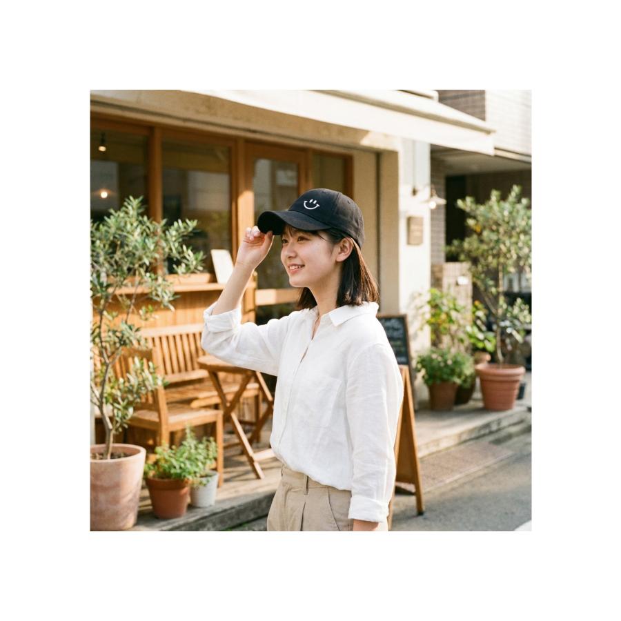 スマイル キャップ レディース メンズ 韓国風 帽子 刺繍 春 夏 秋 冬 コットン 調整可能 かわいい シンプル 野球帽 ペア お揃い ベースボールキャップ CAB109 |  | 04