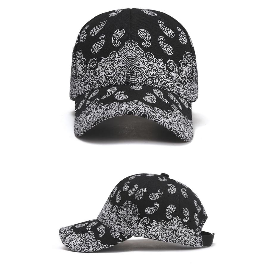 ペイズリー 柄 ベースボールキャップ 帽子 メンズ レディース ストリート ローキャップ CAP スナップバックキャップ |  | 02