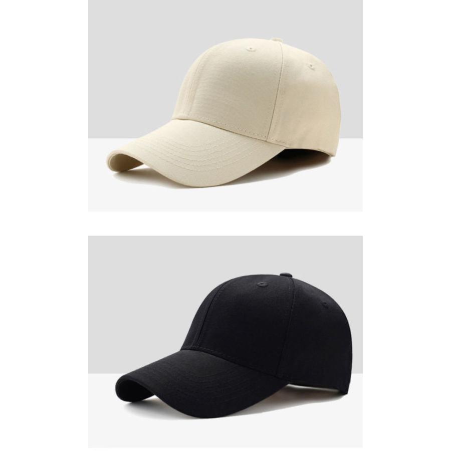 ベースボールキャップ 無地 帽子 大きいサイズ ビック ヒップホップ ファッション メンズ レディース ローキャップ 男女兼用 |  | 05