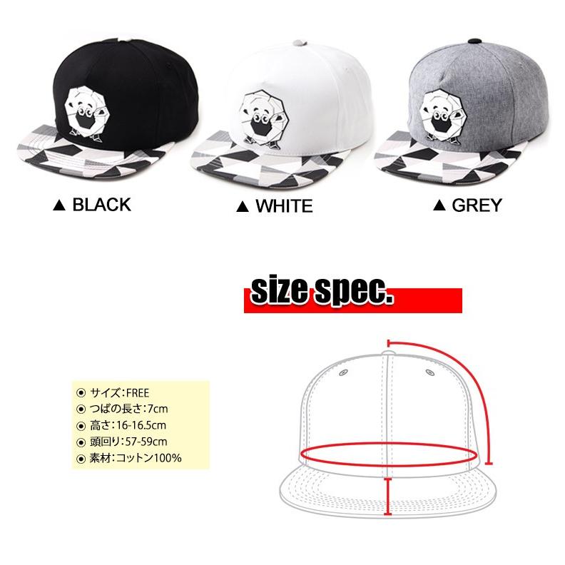 teamlife sheep キャラクター ロゴキャップ paper fold パッチキャップ 帽子 キャップ レディース メンズ ベーシック スナップバック キャップ |  | 05