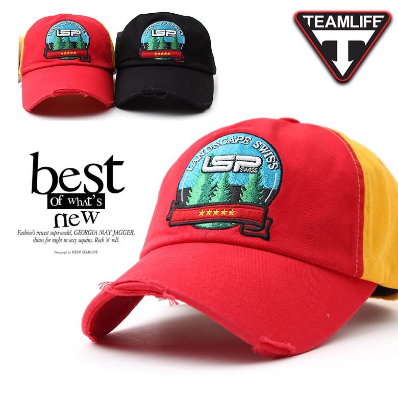 Teamlife Land Scape 綿 Baseballcap 2色 ロゴキャップ キャラクター 刺繍 ベースボールキャップ キャップ 帽子 メンズ レディース キャップ メン Capb042 Pancoat 通販 Yahoo ショッピング