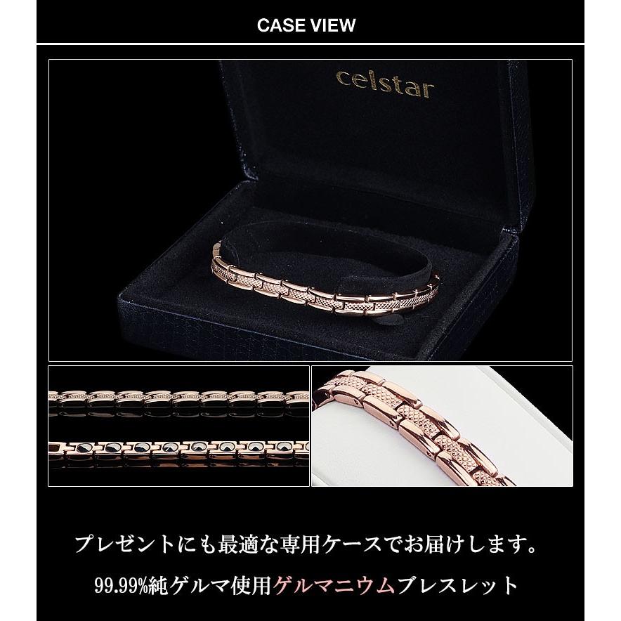 LASSO Rose Gold 最高級品質 ゲルマニウム ブレスレット アクセサリー  健康 メンズ レディース プレゼントにも最適 ゴルフ 肩こり 健康 ギフトの画像