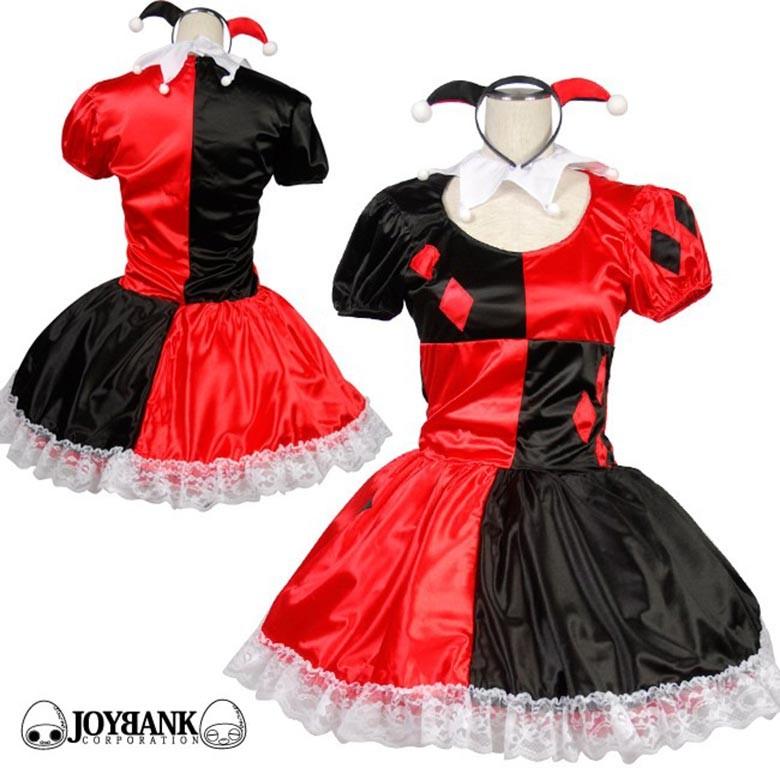 ピエロワンピース ジョーカーピエロ コスチュームコスプレ 小悪魔 悪魔 魔女 コスプレ メイド ドレス ビスチェ 衣装 変装 仮装 ゴスロリ ワンピース ハロウィン |  | 01