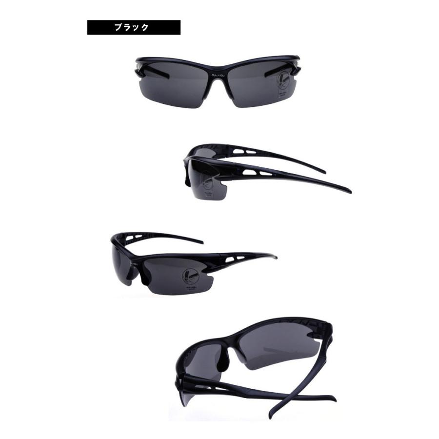 サングラス UVカット V400 メンズ アウトドア 紫外線 スポーツ サングラス ゴルフ サバゲー 防弾 軽量 スポーツサングラス |  | 03