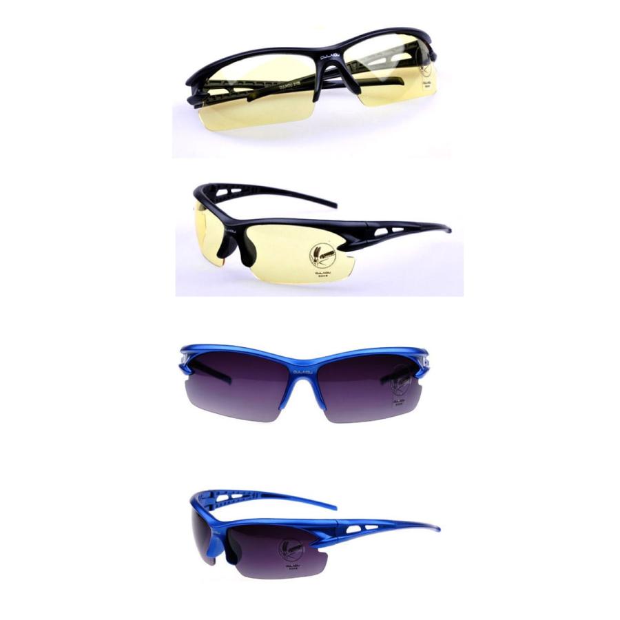 サングラス UVカット V400 メンズ アウトドア 紫外線 スポーツ サングラス ゴルフ サバゲー 防弾 軽量 スポーツサングラス |  | 04
