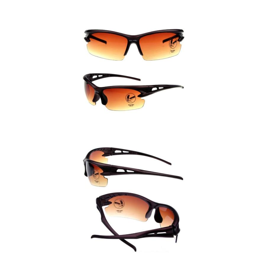 サングラス UVカット V400 メンズ アウトドア 紫外線 スポーツ サングラス ゴルフ サバゲー 防弾 軽量 スポーツサングラス |  | 06