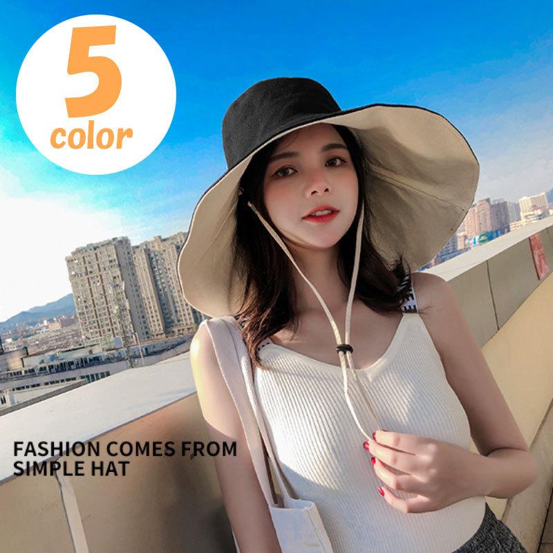 バケットハット バケハ 帽子 レディース 紫外線カット 麦わら帽子 UVケア キャップ 日よけ レディース 女優帽 麦わら帽子 軽い 可愛い つばの長さ15cm | 