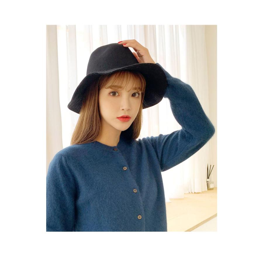 女優帽 フェルトハット つば広帽子 ガルボ ハット ウール フェルトハット ツバ広 レトロ クラシック レディース バケットハット 帽子 UV 紫外線対策 |  | 01