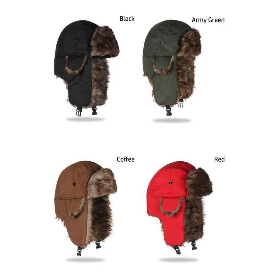 耳あて付き 帽子 ロシアファー帽子 ロシア帽子 スキー 防寒用 パイロットキャップ 冬 耳付きキャップ レディース メンズ ハット |  | 06