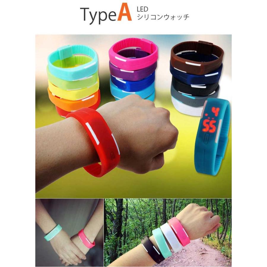 シリコンウォッチ シリコン ウォッチ 時計 38種類 時計 シリコンバンド シリコン腕時計 リストバンドウォッチ スポーツ 子供 大人 男女兼用 メンズ |  | 03