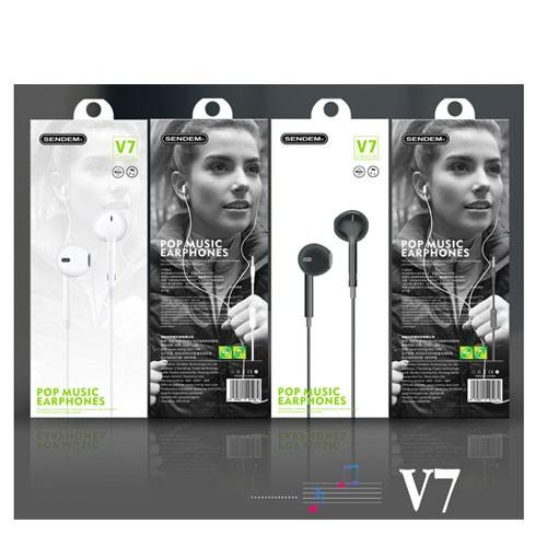 V7 スマートフォン イヤフォン ボリューム イヤホン android Iphone マイク付き 高音質 マイク付 アンドロイド かわいい ヘッドホン 3.5mm イヤホンジャック｜pancoat