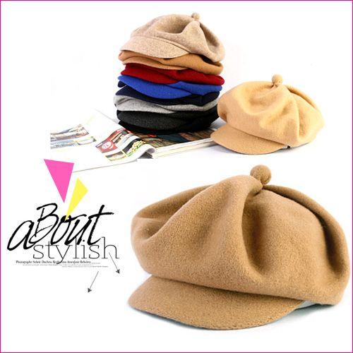 ウール素材 キャスケット つば広 UV 女優帽 レディース ハット キャップ スウェード ハット エレガント 釣り鐘帽 チューリップ セ | 